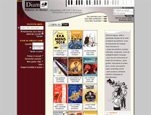 Tablet Screenshot of diamdiffusion.fr